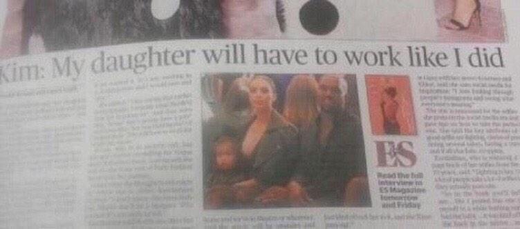 zerochill69's tweet image. Kim K wants her daughter doing sex tapes and posing naked