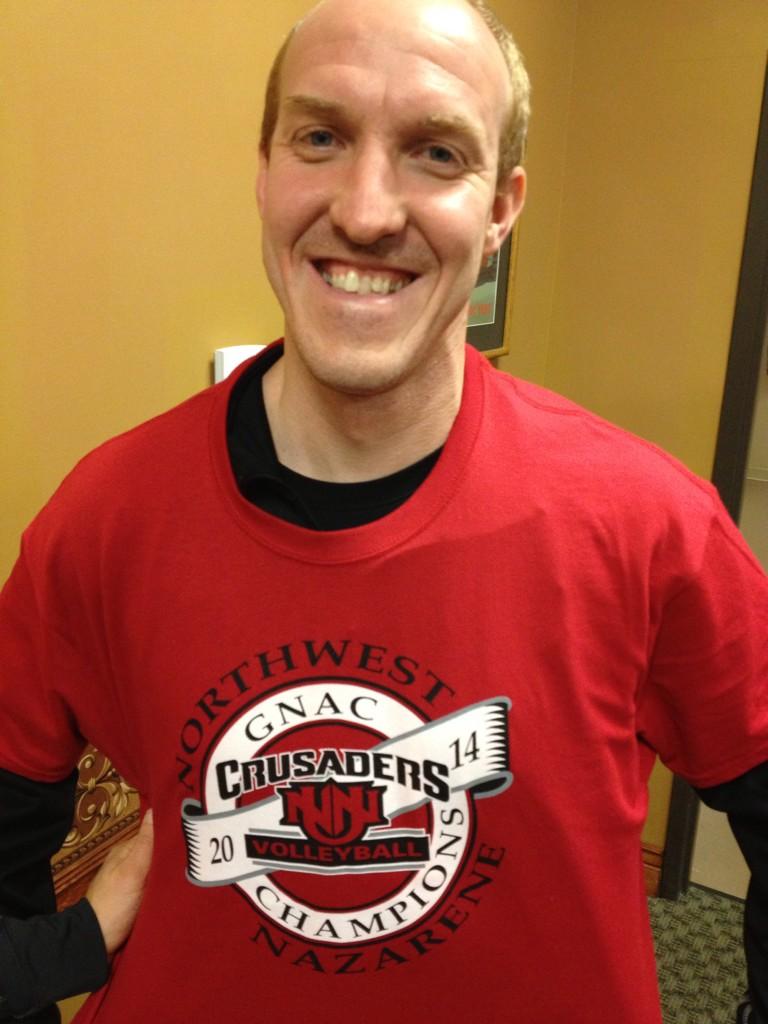 NNURapper's tweet image. Congrats Coach Doug! VBall #1 in West Region &amp;amp; GNAC Champs! NNU is hosting! Call 208-467-8505 on Tues for tickets!