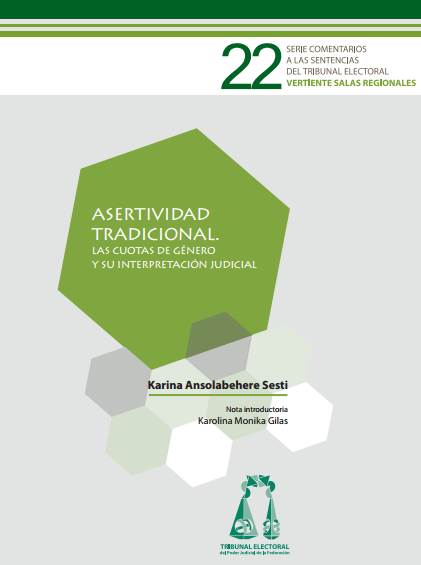 TEPJF_informa's tweet photo. #NovedadEditorial Asertividad tradicional: las cuotas de género y su interpretación judicial http://t.co/cS3Ovgez9M http://t.co/TFnlISYvml