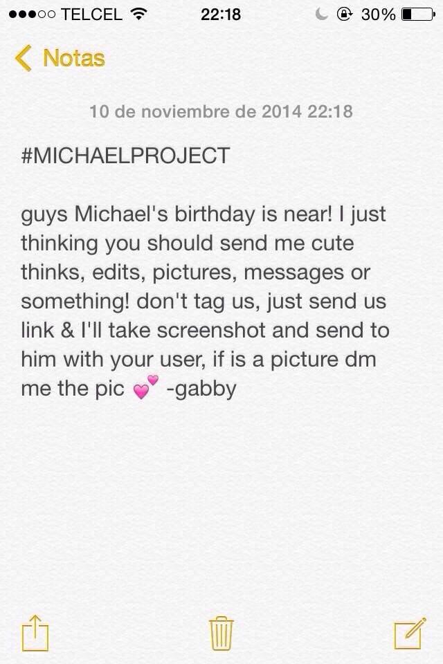 urbandgiveaways's tweet photo. #michaelproject ! GUYS ITS ALMOST HERE! -gabs http://t.co/ruaeYFYIQI