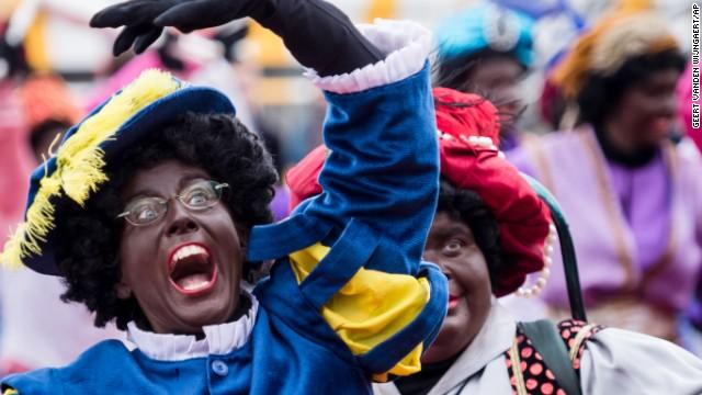 cnni's tweet photo. Protesters say this Dutch holiday tradition is an ugly, racist throwback to colonial times http://t.co/2peDmXLVsO http://t.co/AicdGuaIPT
