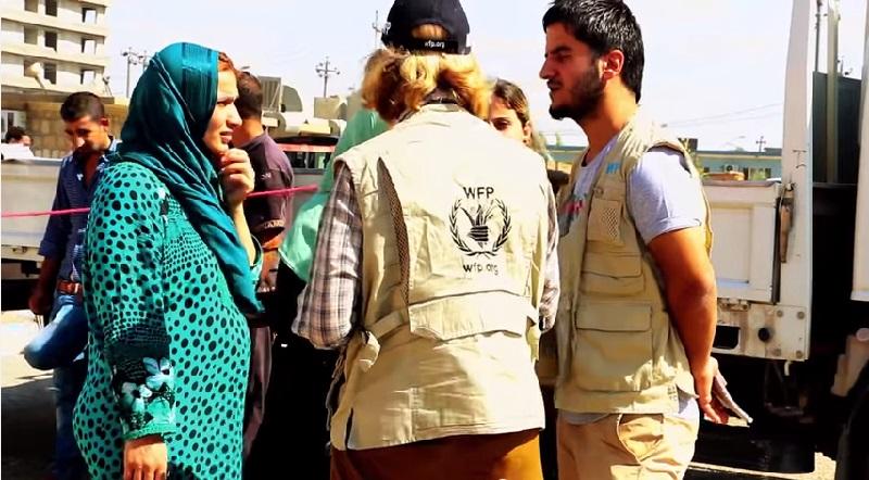 UN's tweet image. New @WFP #Iraqcrisis video: Displaced Yazidi families to face harsh winter bit.ly/1EM6cgv #Kurdistan  @UNIraq