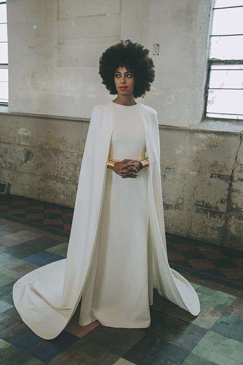 #solangeknowles gets married in a stunning #StephaneRolland #dress #solangeknowleswedding  #wedding
