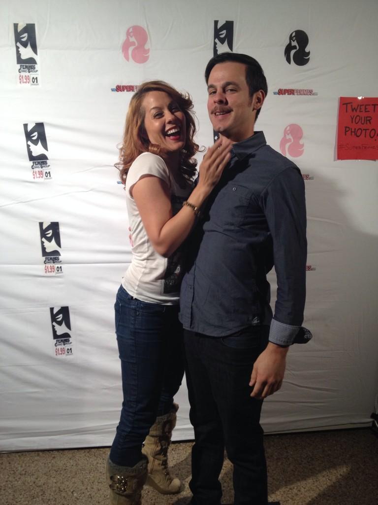 VanelleLyn's tweet photo. At the Super Femmes Premiere! #TheSuperFemmes @TheSuperFemmes #filmlife #comiccon #redcarpet #premiere http://t.co/eG4fu7mb8q