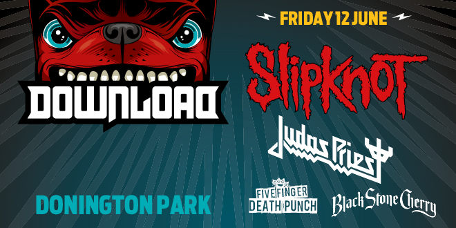 DownloadFest's tweet photo. Headlining Friday night at #DL2015 is… @slipknot with special guests @judaspriest! Tickets on sale Thursday 9am. http://t.co/0nomNqFa90