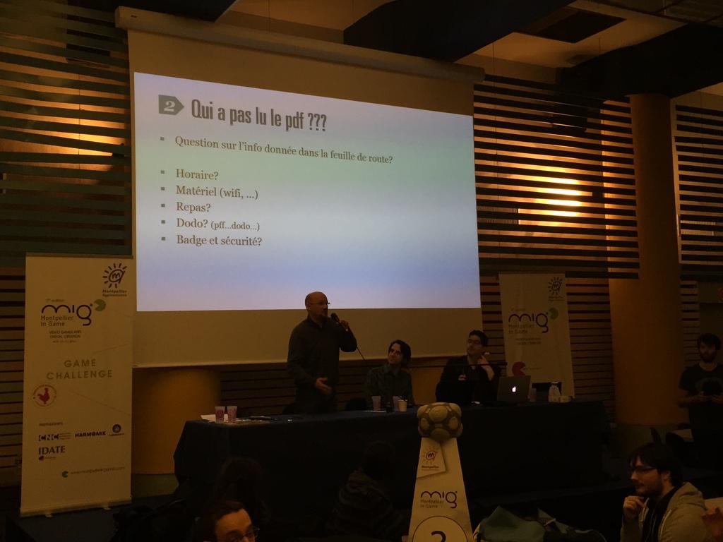 montpellier_ig's tweet photo. @christopheheral @Slapworth @mintzwords are at the #GaChaJam #GameChallenge for the #mig2014 #mig http://t.co/fbKTFqaLBf