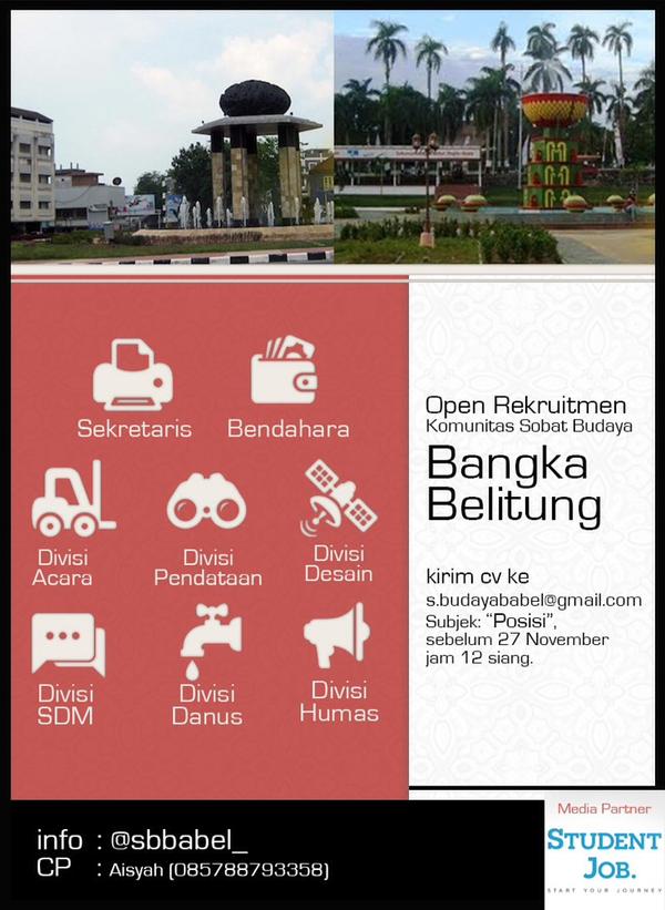 sbbabel_'s tweet photo. bujangmiak, yo gabung ke sobatbudayababel kita ngedata budaya daerah,kirim cv ke s.budayababel@gmail.com @PulauBangka http://t.co/XQx19s8Gcs
