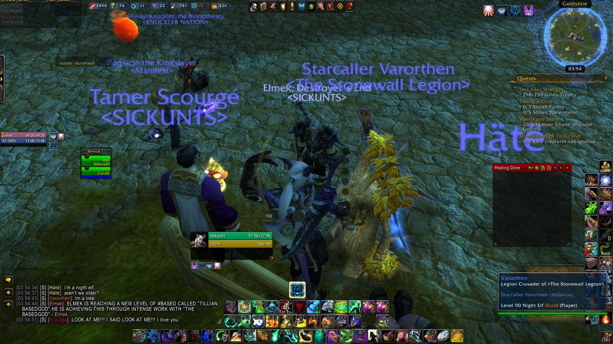 SekushiiSama's tweet photo. I got bored. Chilling with my friends in goldshire now. #baselyfe #moonguard #worldofwarcraft http://t.co/soVfvLMn8a