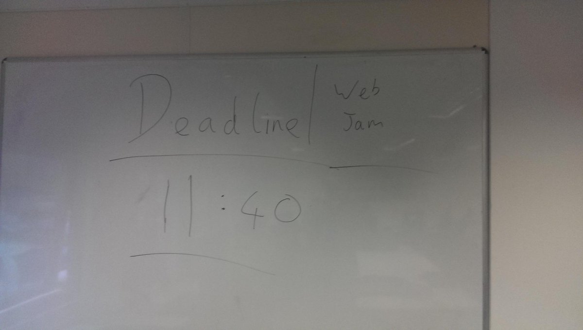 hcictPaulS's tweet image. #hcict #webjam two and a half hours to make a webpage to a clients specifications using #HTML #CSS #javascript