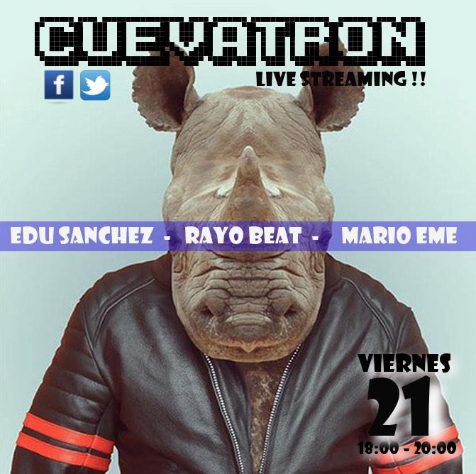 LaBasscueva's tweet photo. Este viernes #cuevatron en la compañia de @edusanchezdj @djRayoBeAt y @Mario__Eme #techhouse #edm #dubstep #music http://t.co/WjELMPHbR3