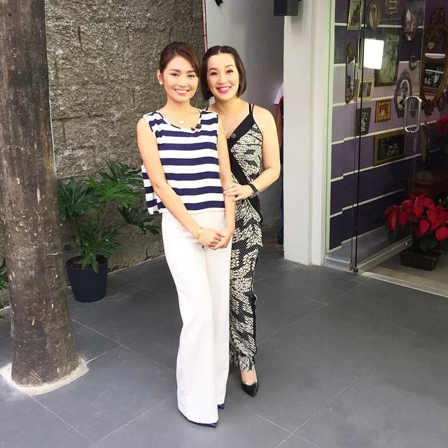 KATHNIELSpikers's tweet photo. "Finally, taping @kristvofficial_ig w/ Teen Queen @bernardokath ❤️❤️❤" © _krisaquino http://t.co/aZQNAecXF5 http://t.co/LBgnkmvogc