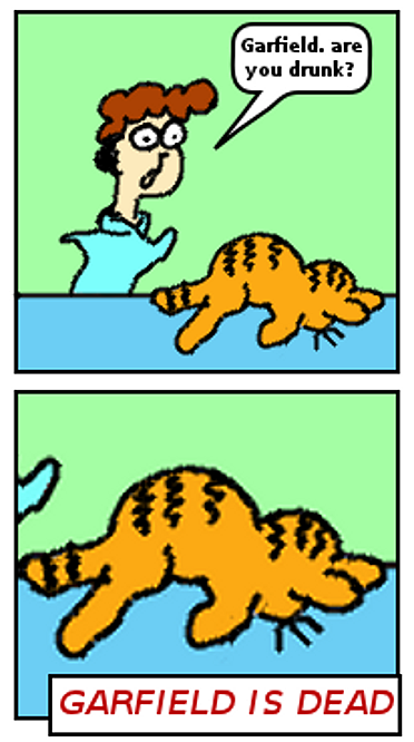 Garfield is dead