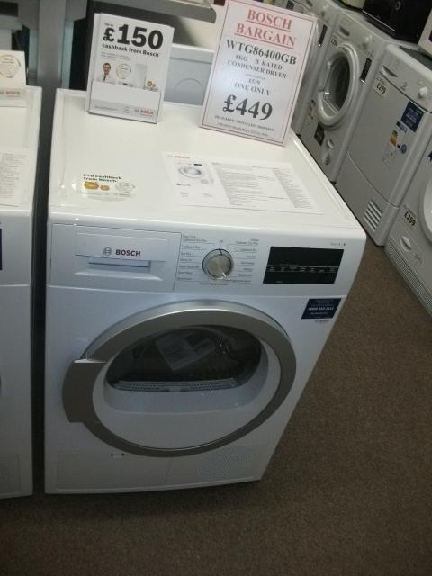 ApplianceBodmin's tweet photo. Monday Morning Bosch Off Bargain
Serie 6 Condenser Dryer B £449.00 with £70.00 cash back from Bosch a simple form! http://t.co/QBszMTwll7