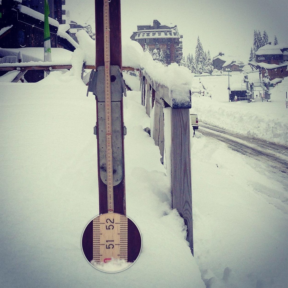 Avoriaz1800's tweet image. [Point info neige] Dernier relevé avec l'Avoski : 51cm de poudreuse sur Avoriaz !
