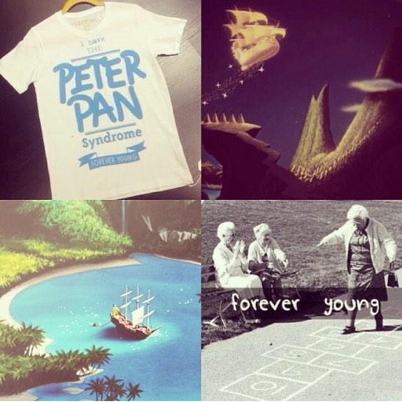 uselesstore's tweet photo. I've got the Peter Pan syndrome, FOREVER YOUNG! 💙 
Before: 350 SR 
Now: 150 SR ONLY! #Uselessgrandsale http://t.co/7ACFF5vFFT
