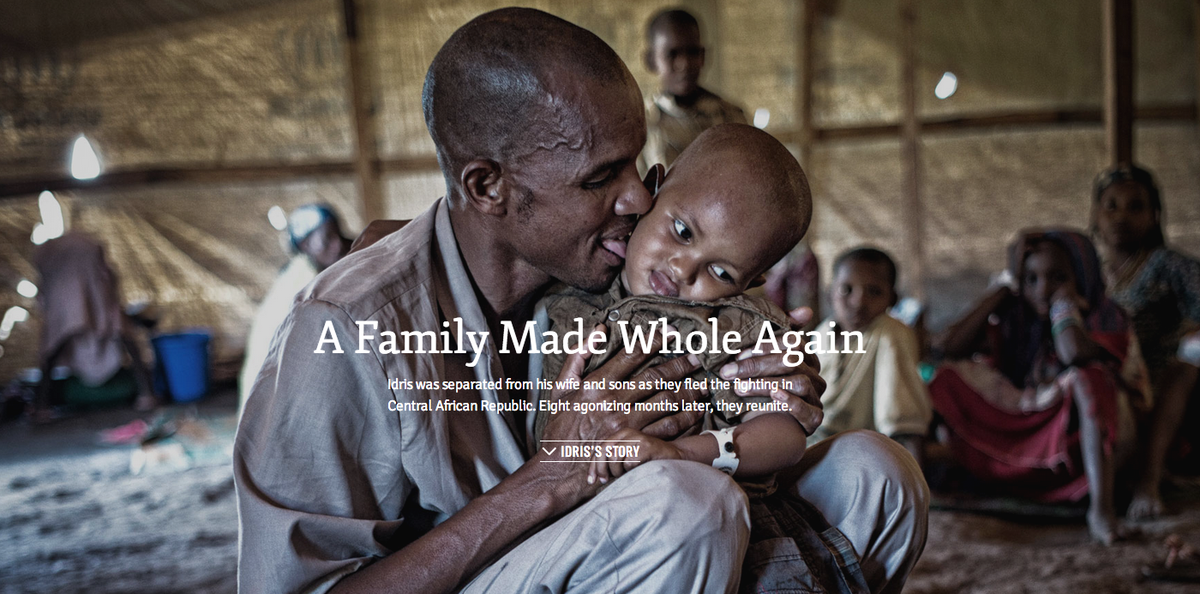 scoop_reardon's tweet photo. After 8 agonizing months a refugee learns his wife &amp; sons are alive http://t.co/uXRRDGx39n #CARcrisis http://t.co/NZ1T39ZrpW