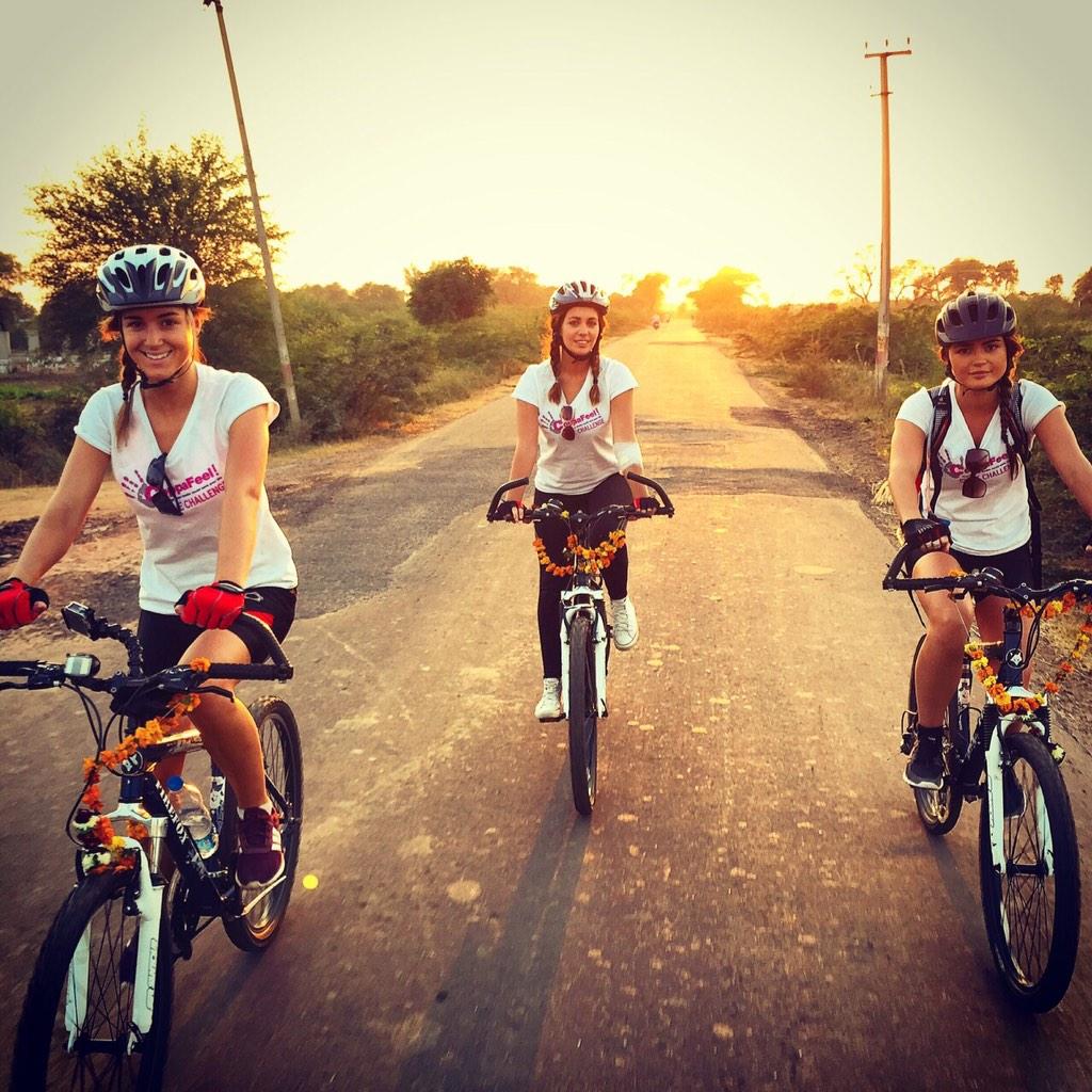 Page3's tweet image. Day one done! 76km done! Get sponsoring at thesun.co.uk/cyclechallenge #checkemtuesday