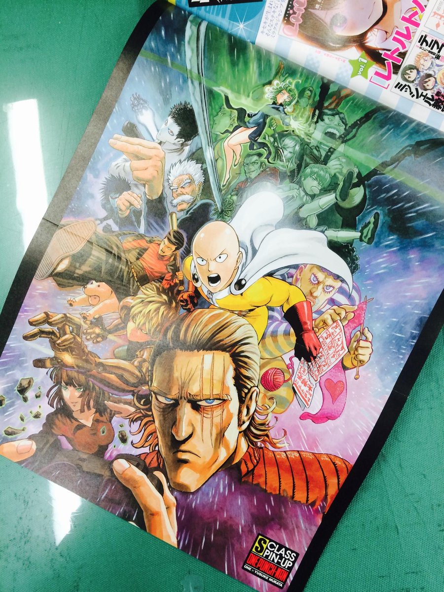 ミラクルジャンプ 本日発売 ミラクルジャンプ 表紙 ピンナップ 番外編読切 ワンパンマン 原作 One 漫画 村田雄介 12月4日に最新7巻を控えてmjをジャック 本編に先駆けて あのキャラ が登場する番外編に注目 ワンパンマン Http T Co