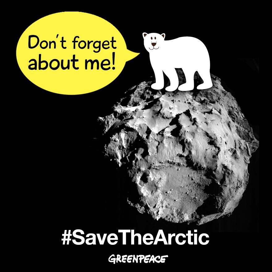 moneyforchange_'s tweet photo. Humanity can pull off the #CometLanding it #SaveTheArctic? SIGN HERE >>http://t.co/pd3QA48vEo<< #Rosetta #Phiale http://t.co/FXnkc28roF