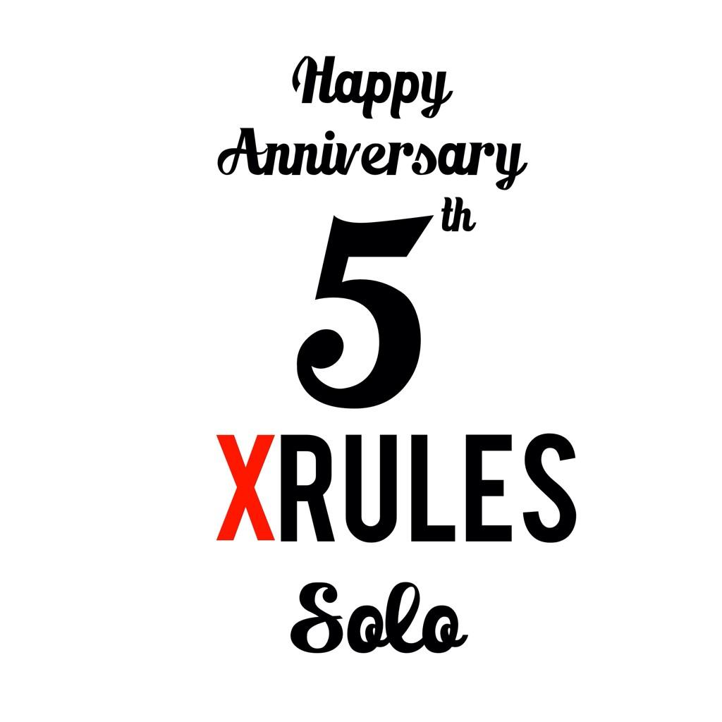Happy anniversary 5th Xrules Solo!!!! WOTR!