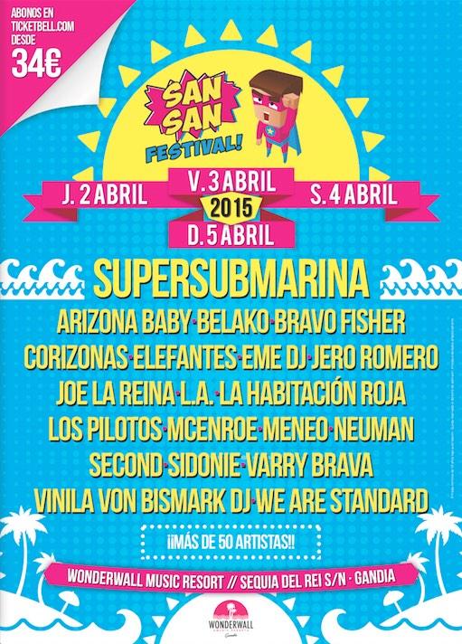 elmundodetulsa's tweet photo. TACHANNN!! @Supersubmarina al @SanSanFestival 2015 primer cabeza de cartel! #Sansan2015 http://t.co/YURtxlzOCt