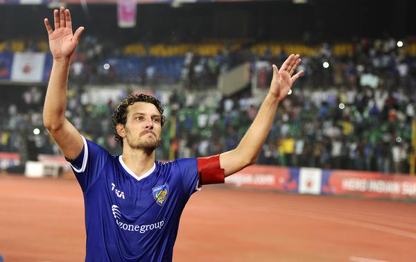 jaffrinlinu's tweet photo. #MyISLStar THE GREAT ELANO @elano_blumer 
"who else??? " #isl #let's_football @ChennaiyinFC http://t.co/TYcmre8apZ
