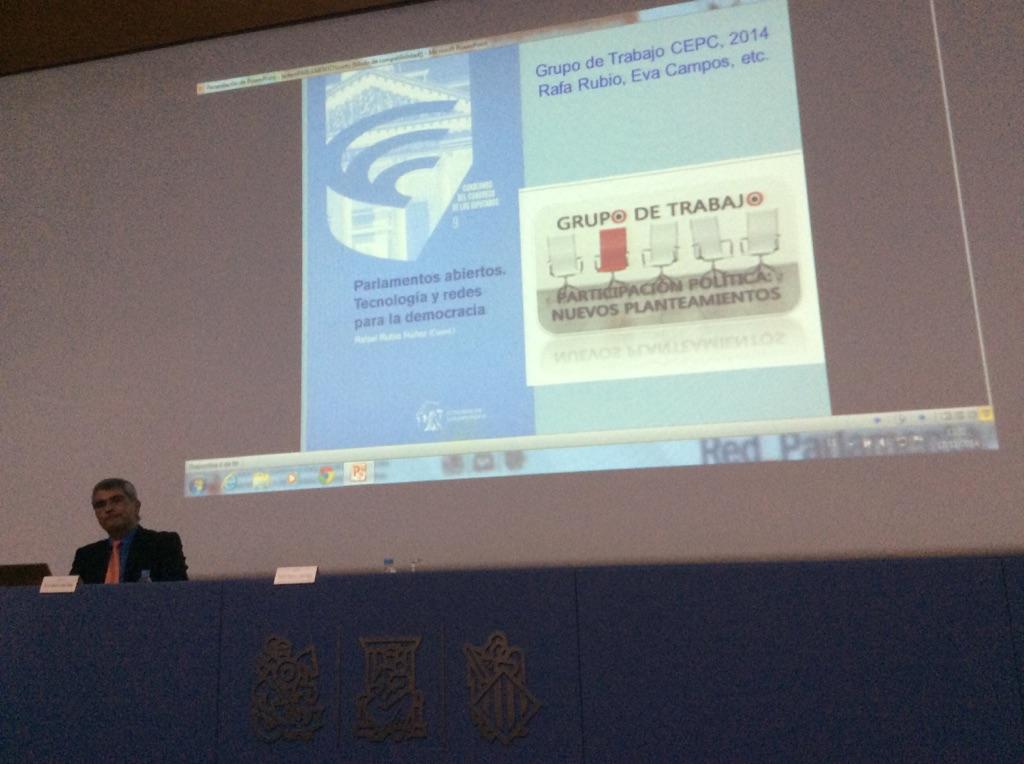 Parlamentos abiertos en la presentación de <a href="/cotino/">Lorenzo Cotino Hueso</a> #redparlamenta