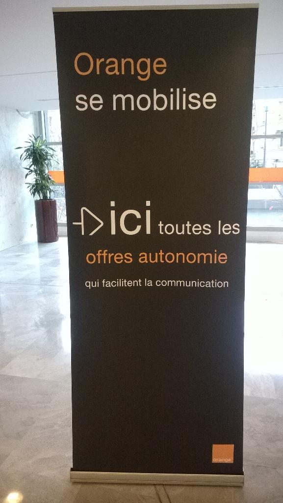 AnneCudon's tweet photo. Semaine du handicap chez Orange #shorange #handicap @orange http://t.co/ixW01IgvjK