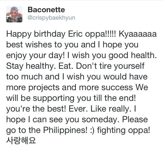  happy birthday to our one and only ERIC NAM! 