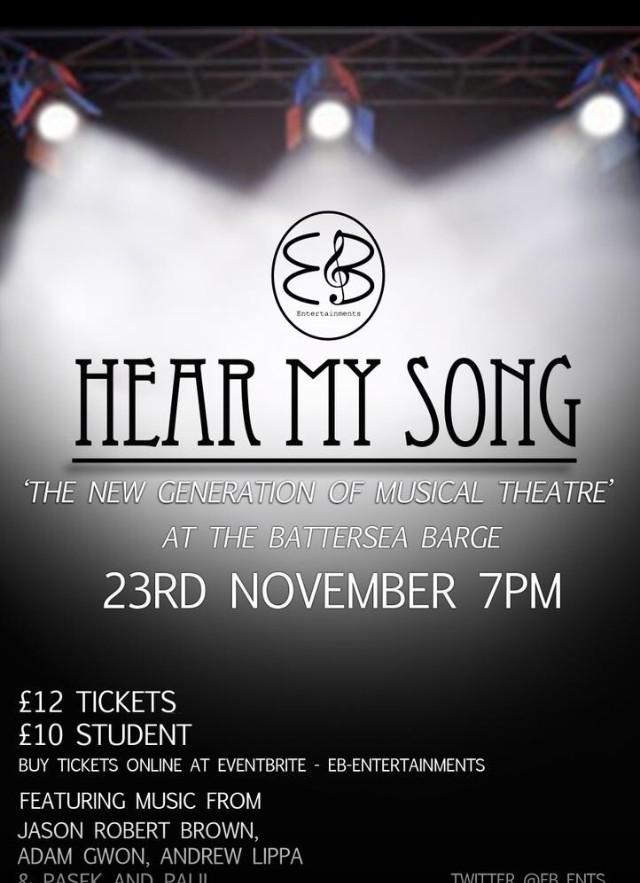 Chris_Curlett's tweet photo. Get your tickets now for @EB_ents  "Hear My Song" nearly sold out! Some great music and singers!! http://t.co/0LIIn8QglK