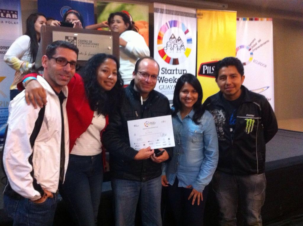 drive_ec's tweet photo. @giaespinoza gracias por tu entrevista. Tuvimos mención especial en #StartupGYE como proyecto con mucho potencial. http://t.co/SQrNMAyZ7b
