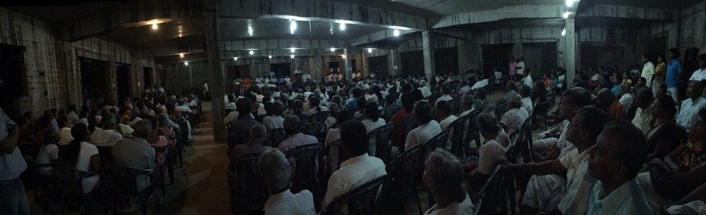 RajapaksaNamal's tweet photo. Distributing goods to residents of Elderly Homes in the Beliatta electorate http://t.co/B3cO2Wsu94
