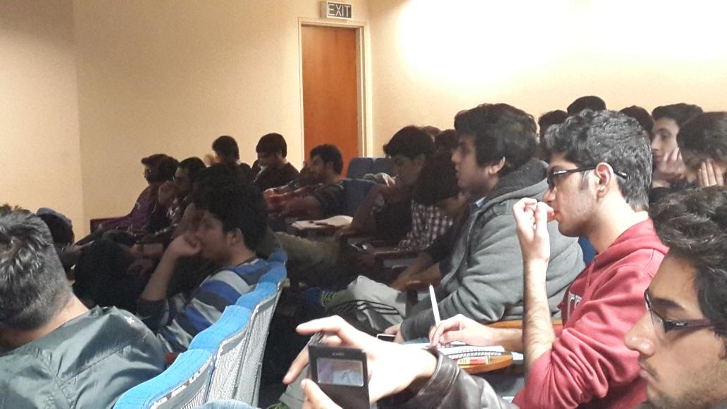 EnvisionLUMS's tweet image. Full House in NIB! 
#Envision14