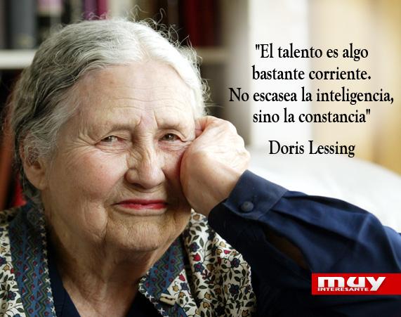 muyinteresante's tweet photo. Hace 1 año moría la premio Nobel de Literatura Doris Lessing. Descubre aquí sus mejores frases http://t.co/RIOtXNew3s http://t.co/8jTYRZ0Dam