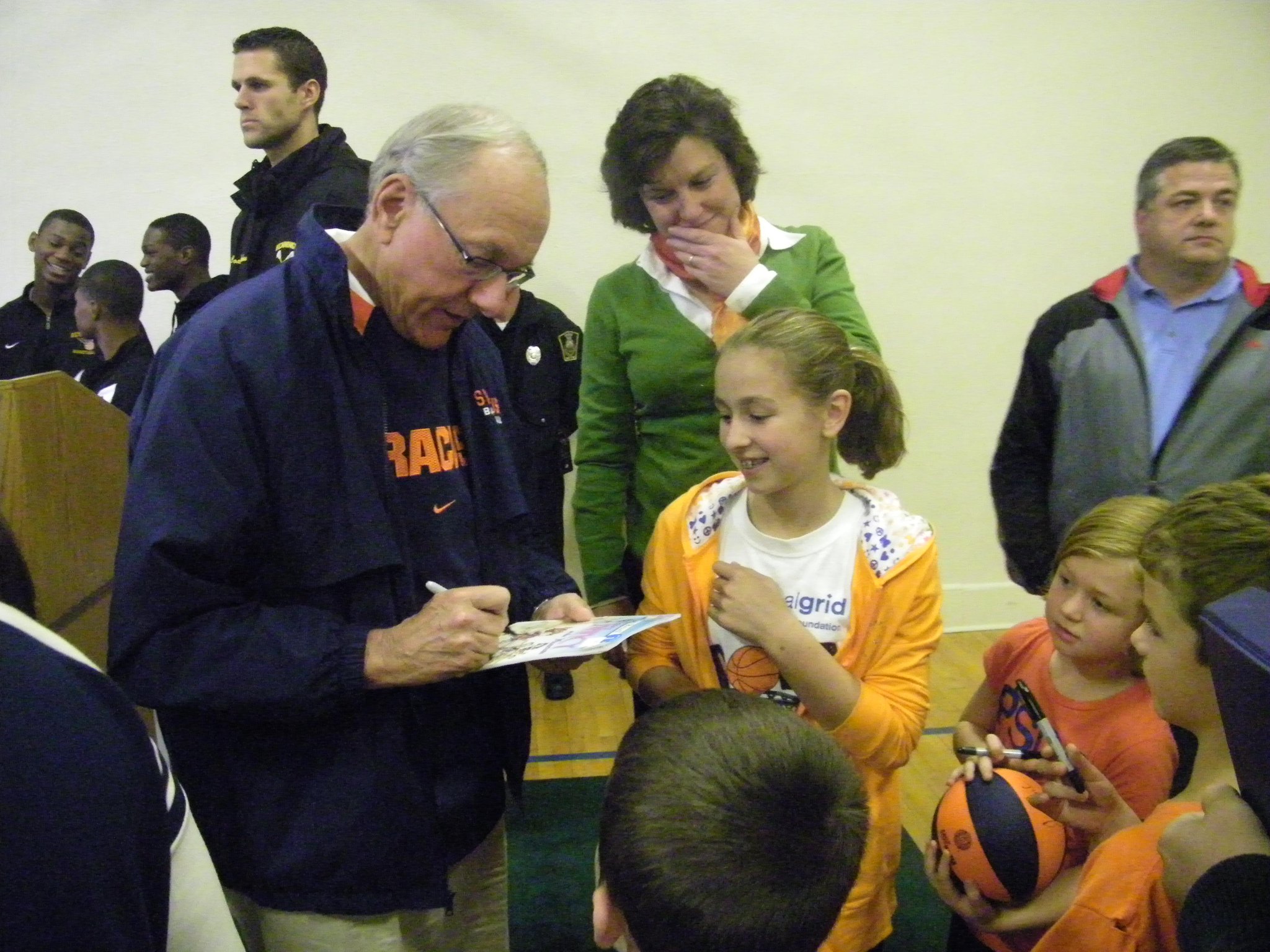 Happy Birthday to Coach Jim Boeheim! His program has helped kids be active throughout the City! 