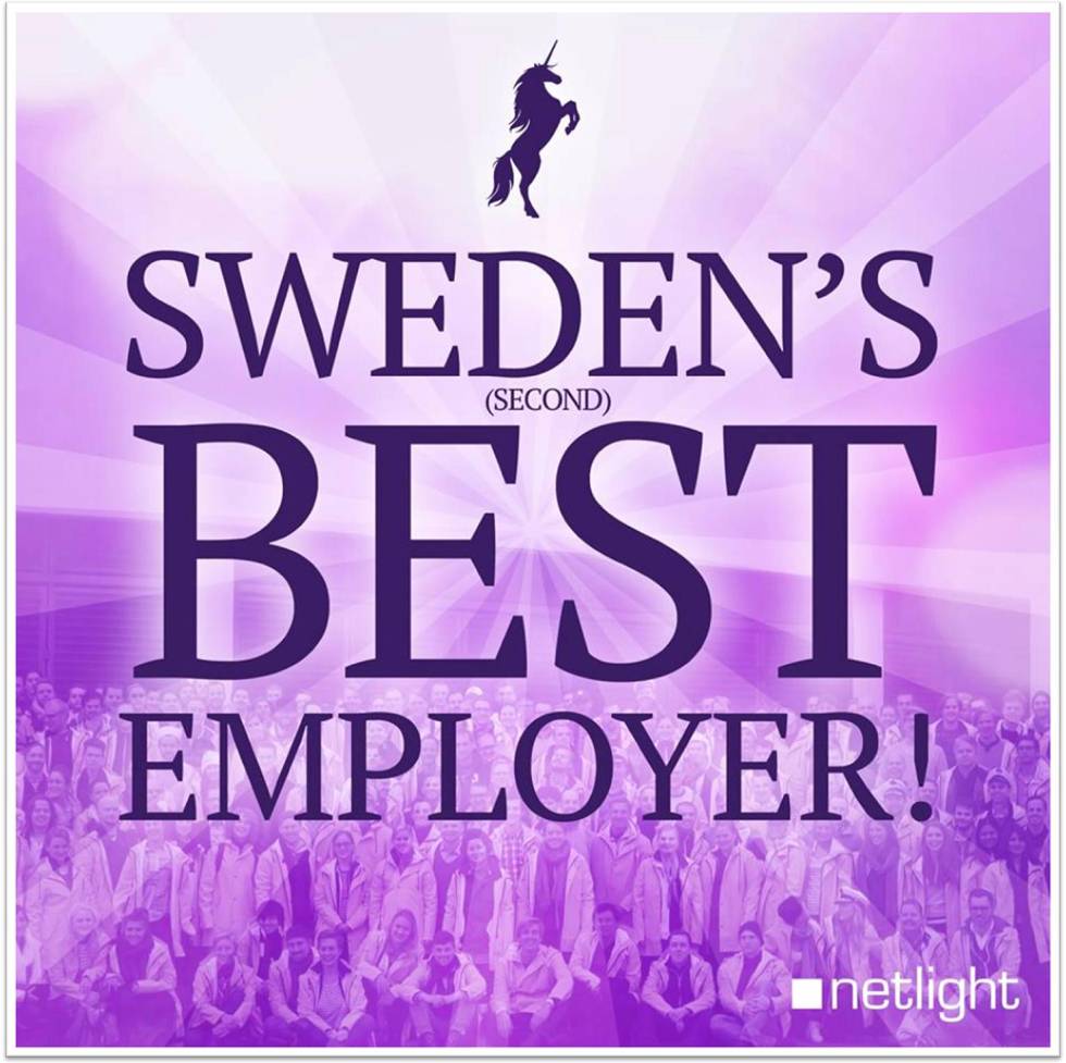 derSteve's tweet image. We just got awarded - one of the best employers in Sweden! #netlight universumglobal.com/se/sveriges-ba…