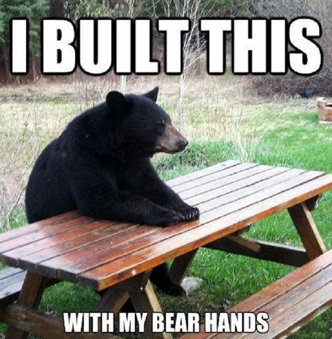 punfound's tweet image. Bear Hands #pun