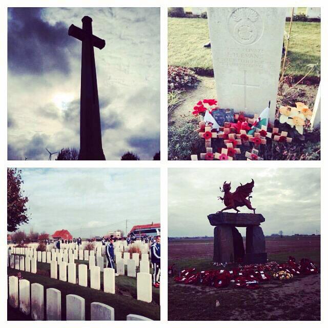 Moving trip to Artillery Wood with <a href="/FAWales/">FA WALES</a>