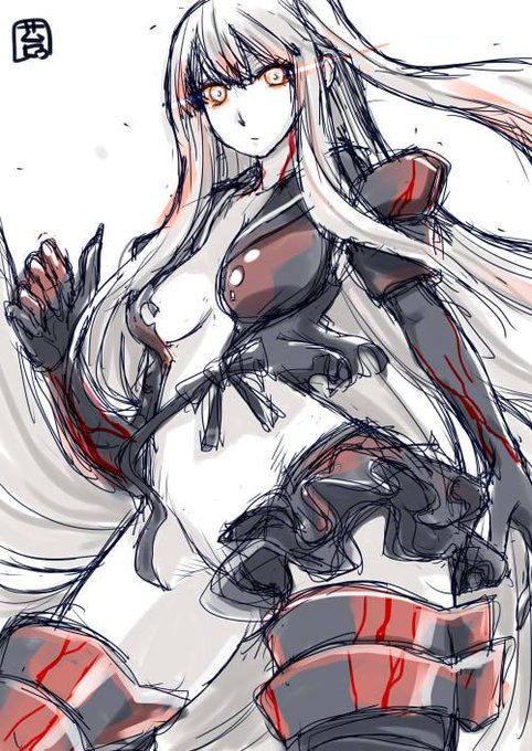 空母棲姫のtwitterイラスト検索結果