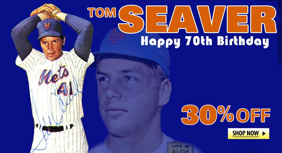 Happy 70th Birthday to Tom Seaver, the Mets all-time leader in wins.  