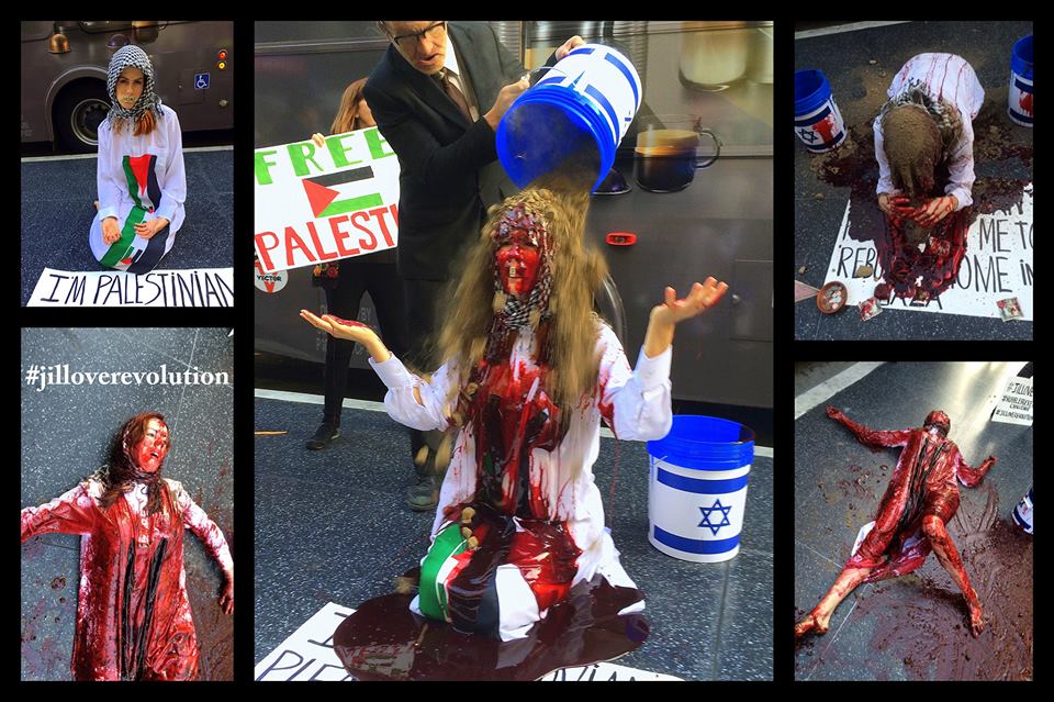 Mahpeyker_AP's tweet photo. The Gaza Blood and #RubbleBucketChallenge on Hollywood Walk of Fame!
#JiILoveRevolution #FreePalestine #FreeGaza http://t.co/Hb4L2rHLhj