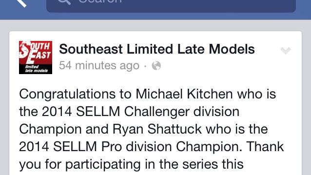 RyanShattuck51's tweet photo. Officially the 2014 @SELLM_PR Pro Champion! Huge thanks to all my family &amp; friends who have supported me this year http://t.co/GMnV0TZOwC