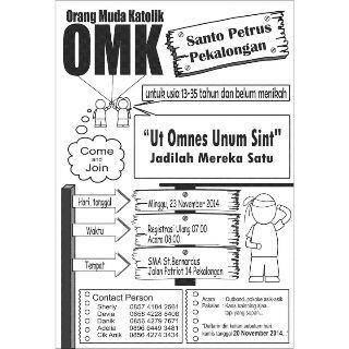 sherlyyy97's tweet photo. "Jadilah Mereka Satu" Come and Join Us OMK St. Petrus Pekalongan...♡ http://t.co/NAXJX0dNAU