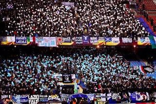Lazio_UK's tweet photo. Laziali at the Vicente Calderón (2012) http://t.co/aGjoG0S0vX
