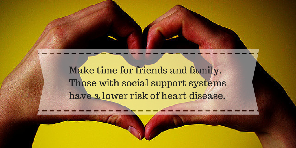 MikeyNetwork's tweet photo. #HeartHealthTip: Make time for friends &amp; family. Those with social support systems have a lower risk of heart disease http://t.co/FaN9mjzGTg