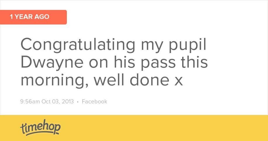 #pass #newham #timehop #professionsweek #drivingInstructor x
