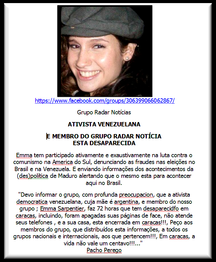 Lenamais's tweet photo. TRISTE NOTÍCIA > DIVULGUEM! @VEJA http://t.co/rhyywrCtCq