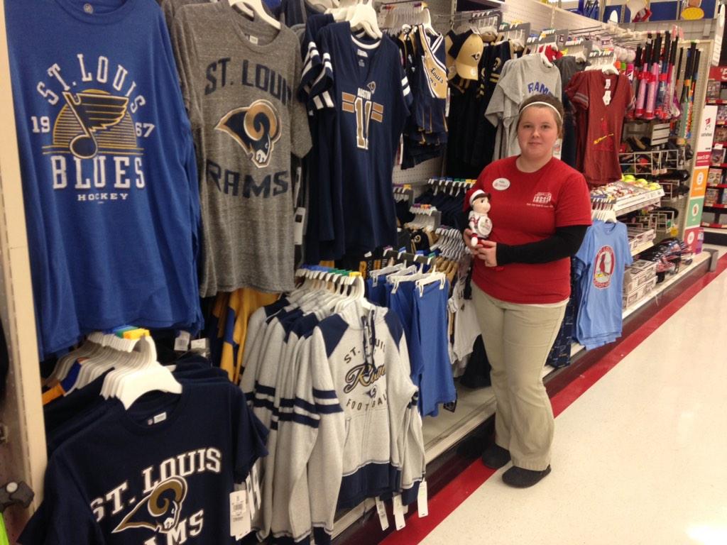Jdoyle3214's tweet photo. The Rams may not be able to get it done but Kaley is making things happen in fan central. http://t.co/tdCWpfwn8j