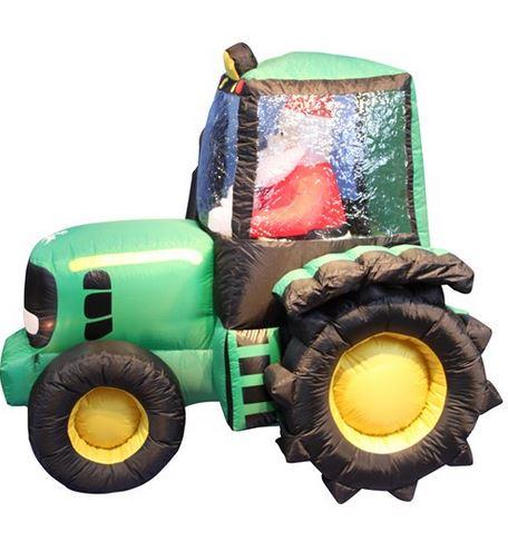 Does a tractor suit Santa more than a sleigh?
This inflatable Santa on a tractor can be yours for €99