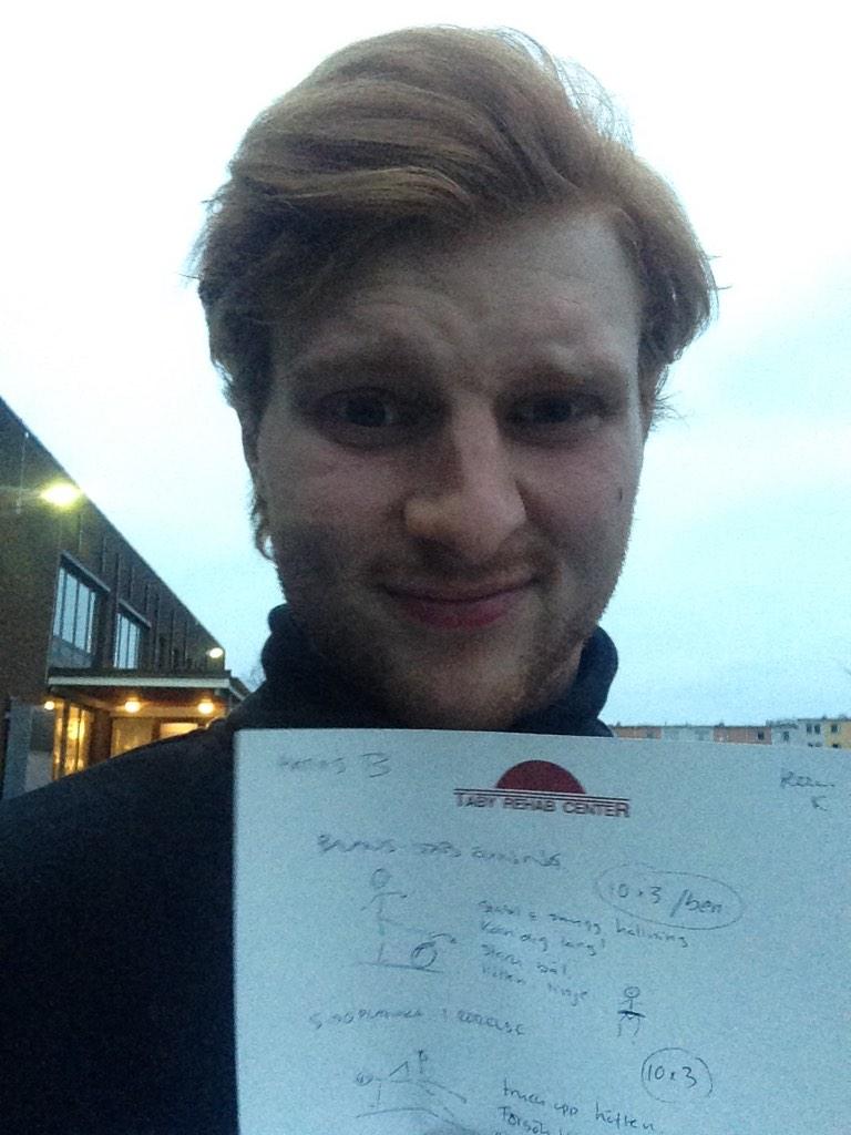 MattiasMozart's tweet photo. Pass 82/100. #nyttprogram #rehabgruppen http://t.co/9PO5THjnbP